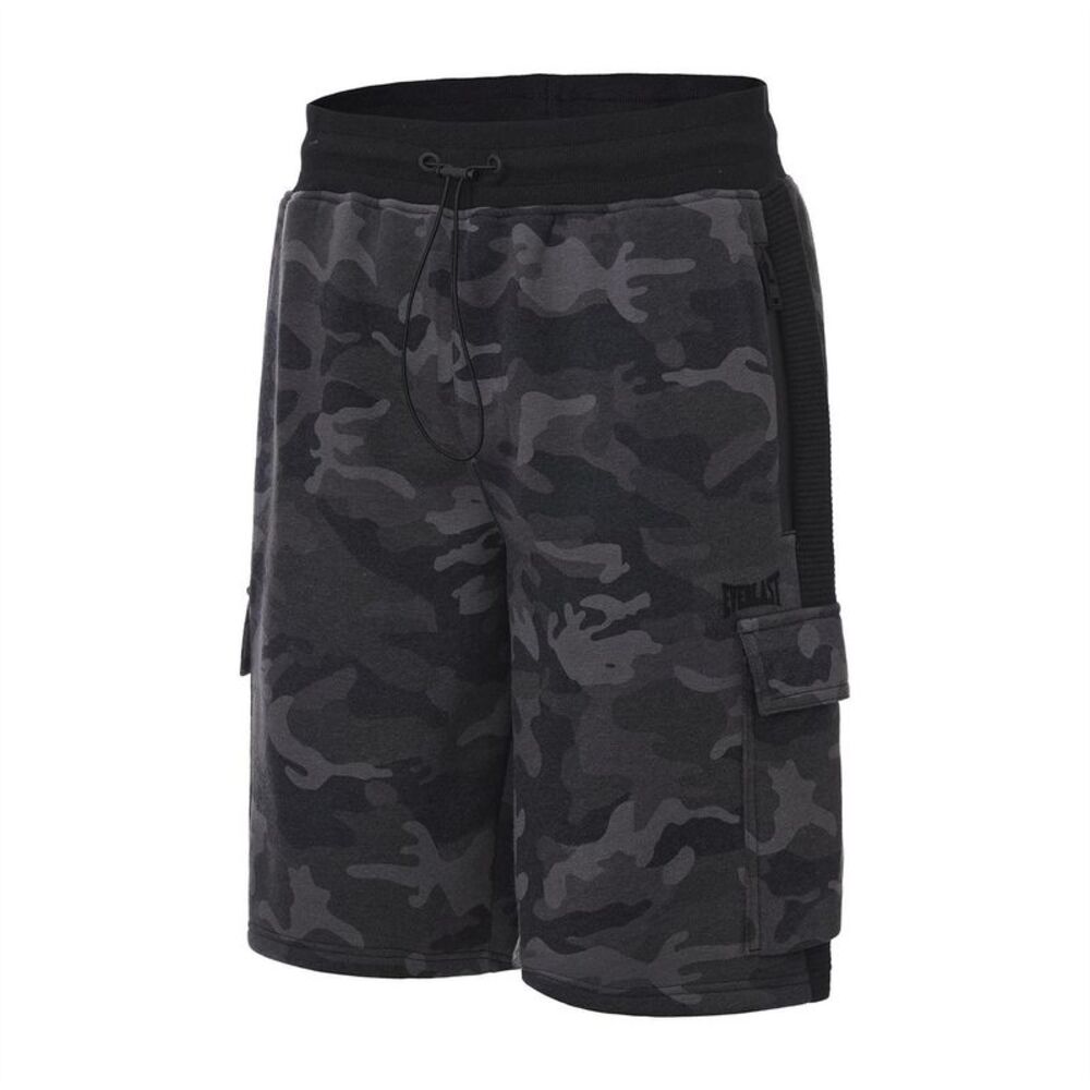 Everlast Mens Brushed Cargo Shorts / Camo Green
